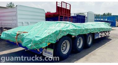 3 Axle 60 Tons Low Bed Trailer Will be shipped to Guam Apra