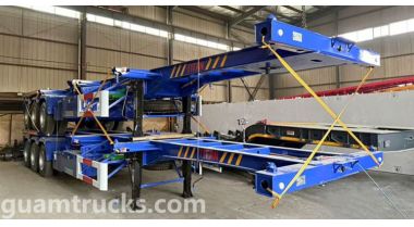 Tri Axle Shipping Container Chassis is Ready to Guam