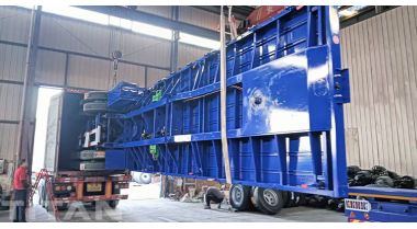Tri Axle Low Loader Trailer Will Send to Guam