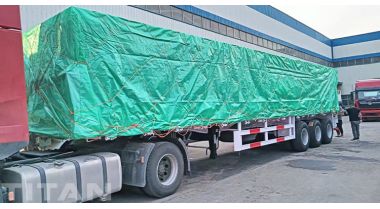 Triple Axle Flatbed Truck Trailer Will Ship to Guam