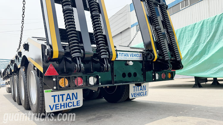 4 Axle 100 Tons Lowbed Trailer for Sale in Guam
