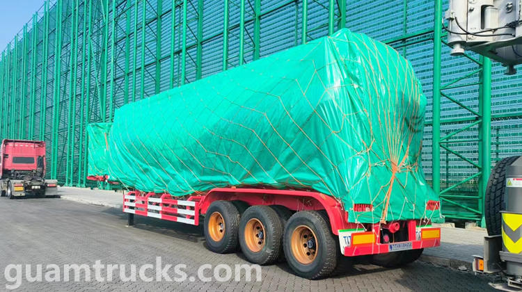 45 CBM Dry Bulk Cement Tanker Trailer for Sale in Guam Apra