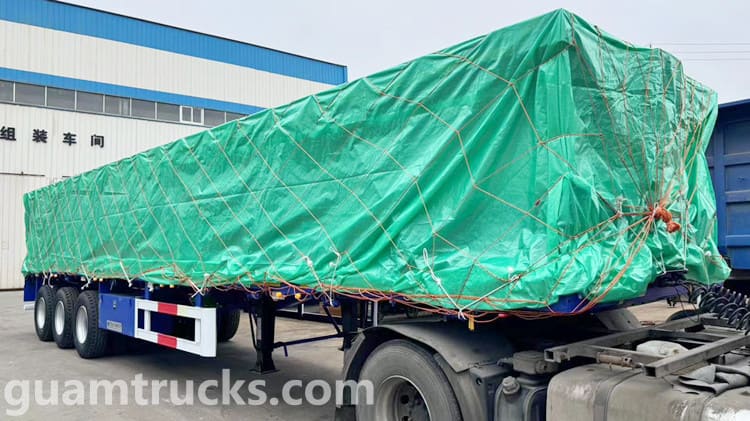 Tri Axle Flatbed Truck Trailer for Sale in Guam