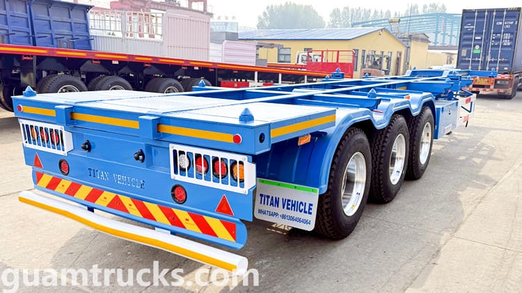 3 Axle Container Chassis Trailer for Sale in Guam