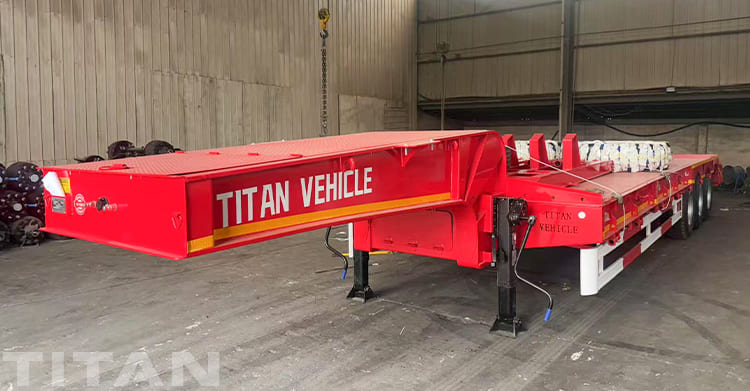 40 Feet Low Bed Trailer Truck manufacturers for Sale in Guam