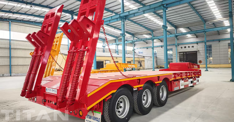 40 Feet Low Bed Trailer Truck manufacturers for Sale in Guam