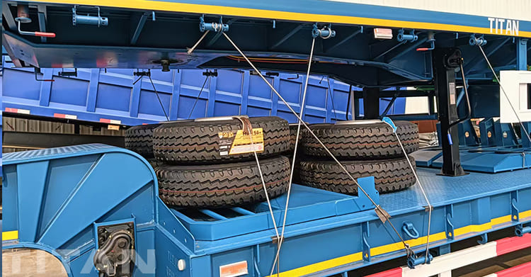 China 3 Axle 40 Ft Flat Bed Trailer for Sale in Guam