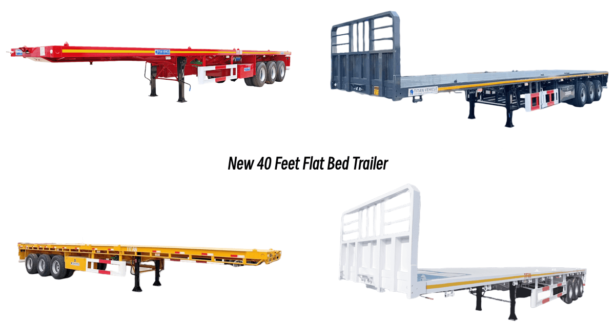 Flat Bed Semi Trailer  Flat Bed Trailer for Sale in Guam 
