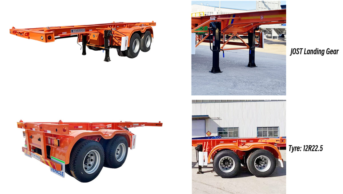 Container Chassis Trailer Price in Guam