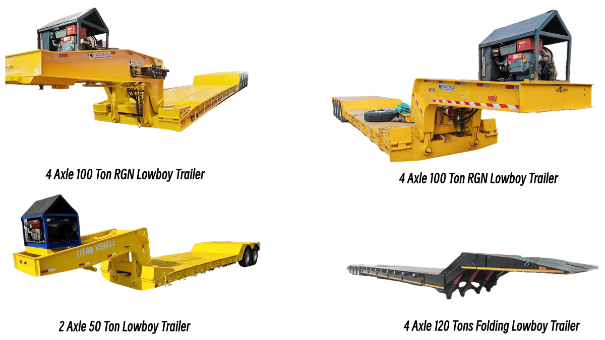 Removable Gooseneck Trailer - RGN Lowboy Trailer for Sale in Guam Agana