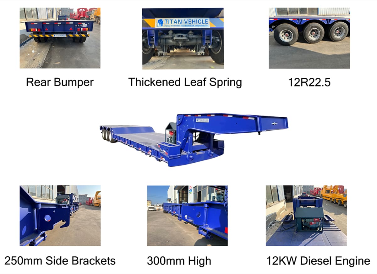 Removable Gooseneck Trailer - RGN Lowboy Trailer for Sale in Guam Agana