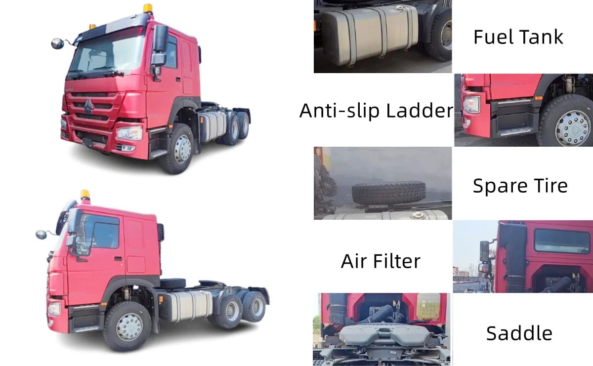New Sinotruk Howo Tractor Trucks for Sale in Guam