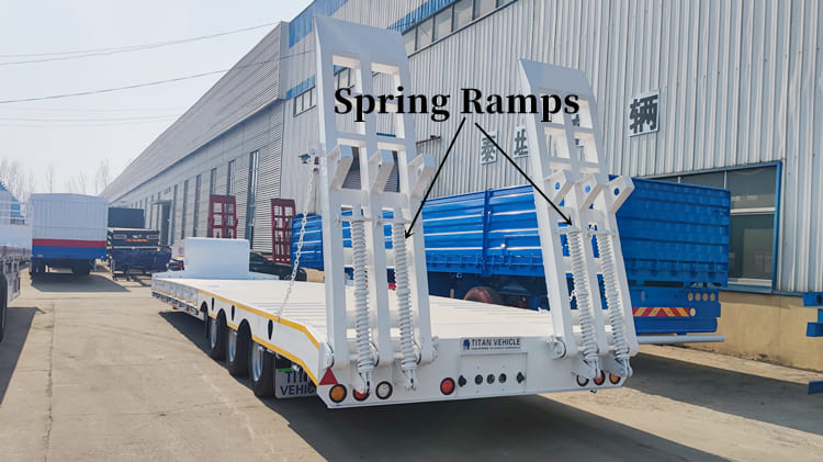 3 Axle 80 Tons Lowbed Trailer for Sale in Guam