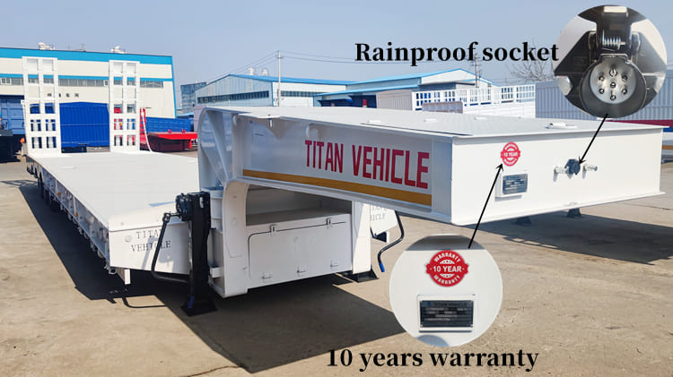 3 Axle 80 Tons Lowbed Trailer for Sale in Guam