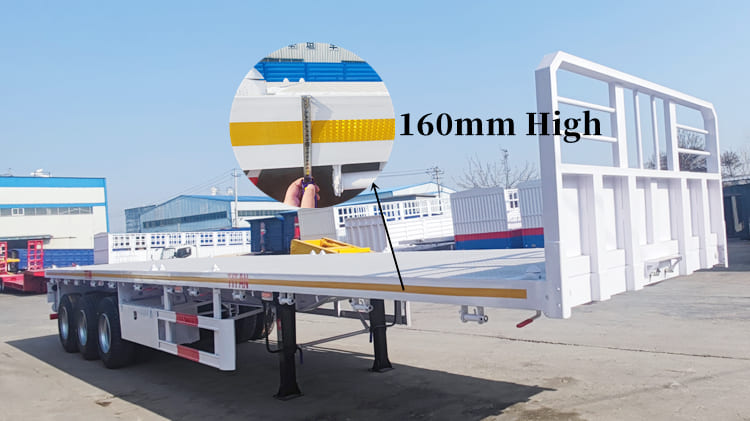 3 Axle Flatbed Truck Trailer for Sale-Flat Bed Trailer for Sale in Guam