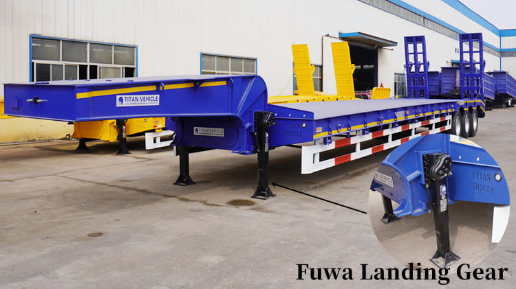 Tri Axle 60 Tons Low Loader Truck for Sale in Guam Agana