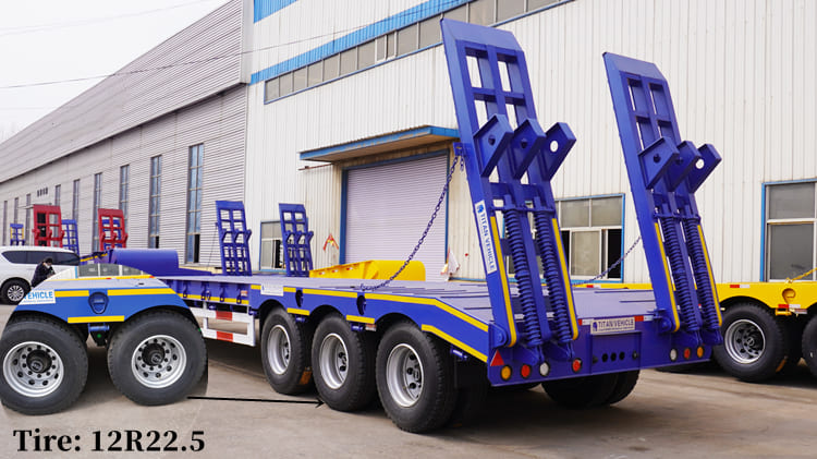 Tri Axle 60 Tons Low Loader Truck for Sale in Guam Agana