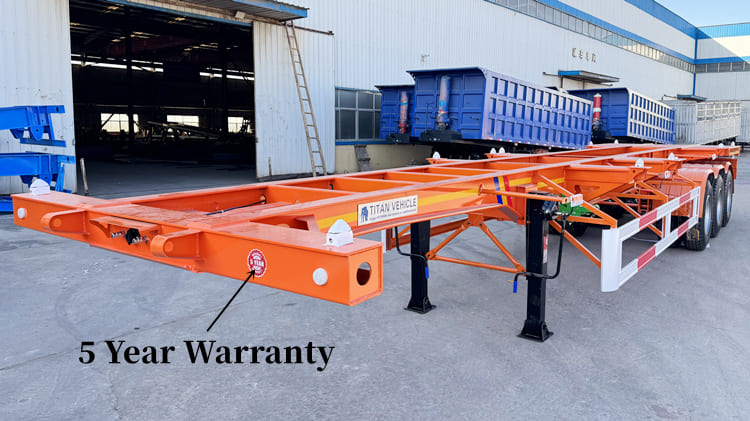 Tri Axle Chassis Trailer- 40 Ft/Foot Chassis for Sale in Guam