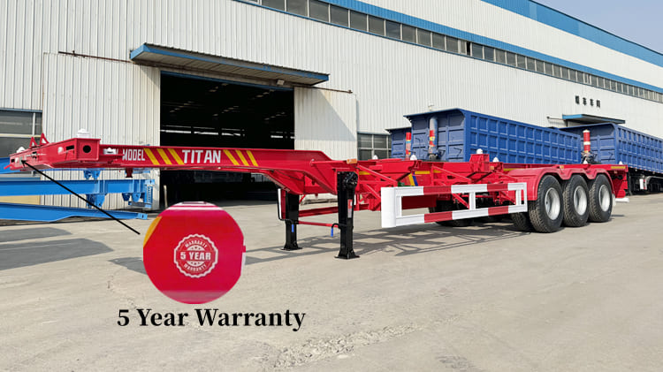 Tri Axle Container Chassis Trailer- Shipping Container Chassis for Sale in Agana Guam 