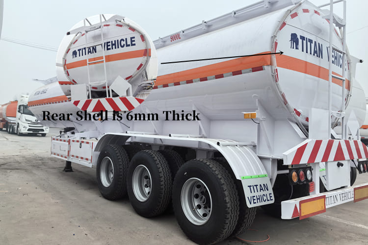50000 Liters Diesel Tanker for Sale in Guam- 3 Axle Diesel Fuel Tanker in Agana