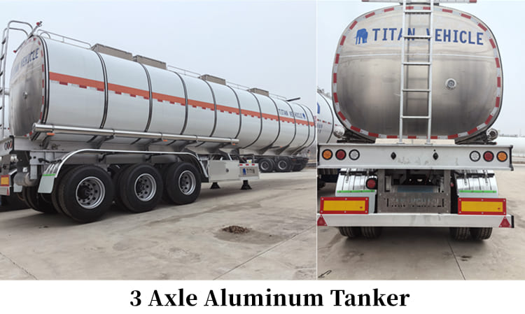 3 Axle Aluminum Tanker Price in Guam- Fuel Tanker Price in Guam