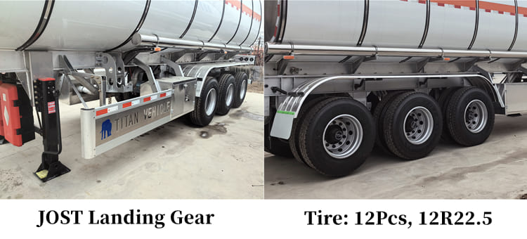 3 Axle Aluminum Tanker Price in Guam- Fuel Tanker Price in Guam