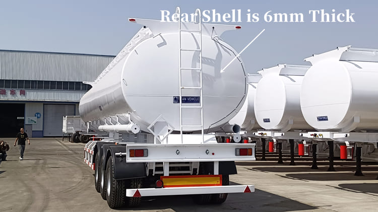 Tri Axle Fuel Tanker for Sale in Guam- 45000 Liters Fuel Tanker Trailer for Sale in Guam