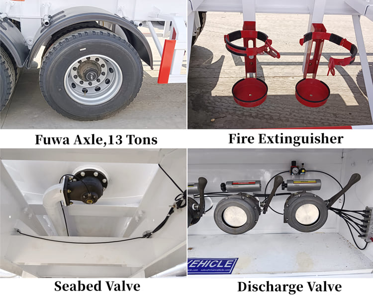 Tri Axle Fuel Tanker for Sale in Guam- 45000 Liters Fuel Tanker Trailer for Sale in Guam