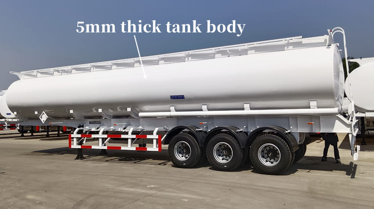 Tri Axle Fuel Tanker for Sale in Guam- 45000 Liters Fuel Tanker Trailer for Sale in Guam