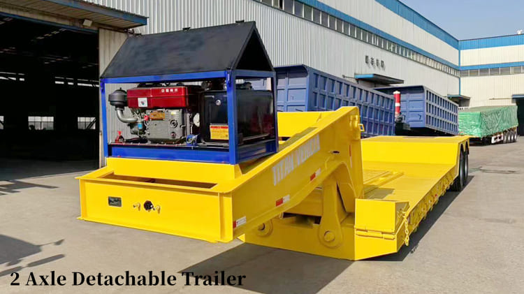 2 Axle Detachable Trailer- Detach Trailer Price in Guam