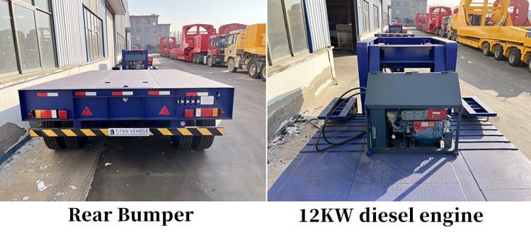 3 Axle 80 Tons RGN Trailer for Sale in Guam Agana