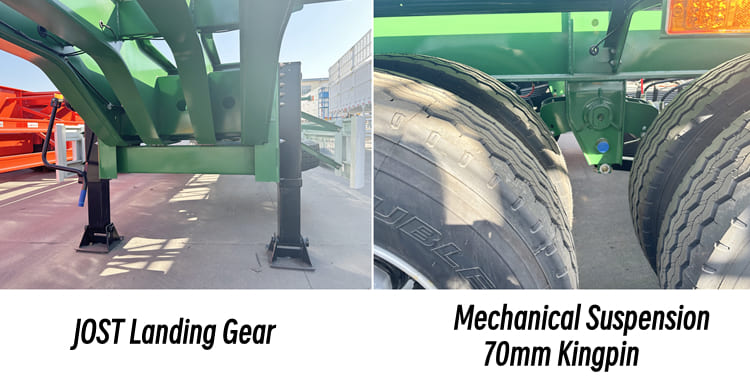 CIMC Container Chassis Gooseneck 40 Ft Chassis for Sale in Guam
