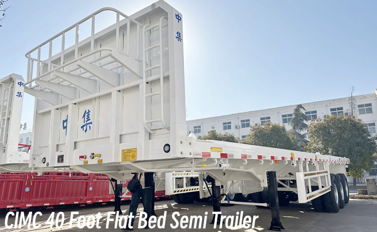 CIMC 40 Foot Flat Bed Semi Trailer for Sale in Guam