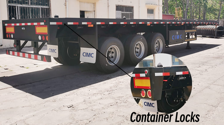 CIMC 40 Foot Flat Trailer for Sale in Guam Agana