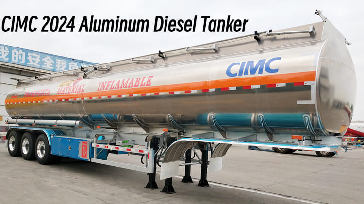 CIMC 2024 Aluminum Diesel Tanker for Sale in Guam