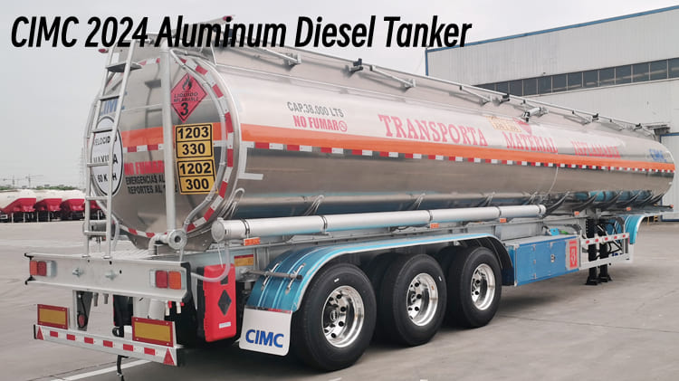 CIMC 2024 Aluminum Tanker - 45000 Liters Diesel Tanker for Sale in Guam