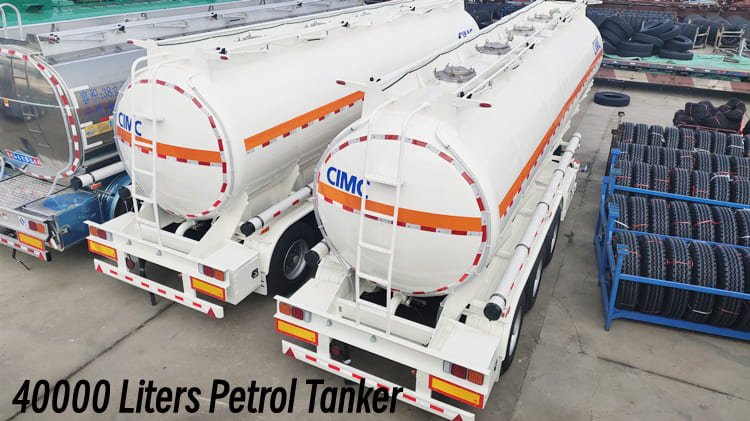 CIMC 40000 Liters Petrol Tanker Price in Guam Agana
