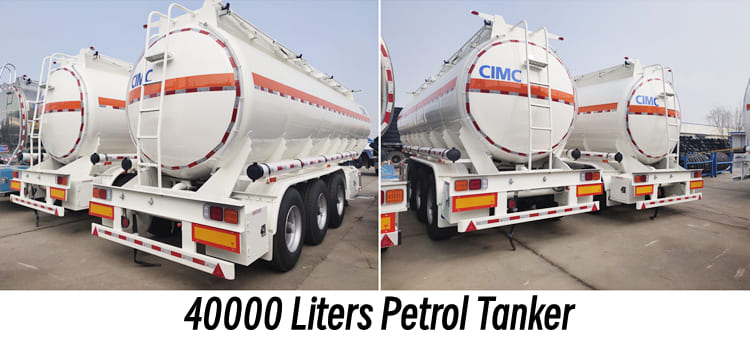 CIMC 40000 Liters Petrol Tanker Price in Guam Agana