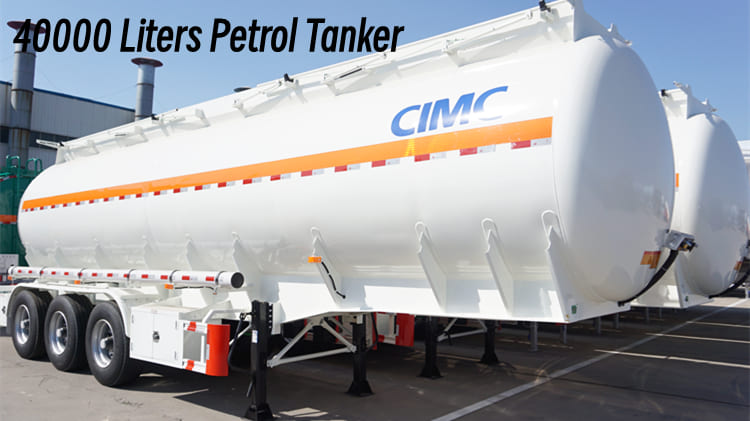 CIMC 40000 Liters Petrol Tanker Price in Guam Agana