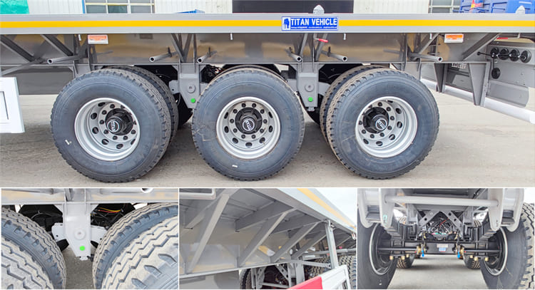 Tri Axle Trailer | Triple Axle Trailer | 40 Ft Flat Deck Trailer for Sale in Guam Apra