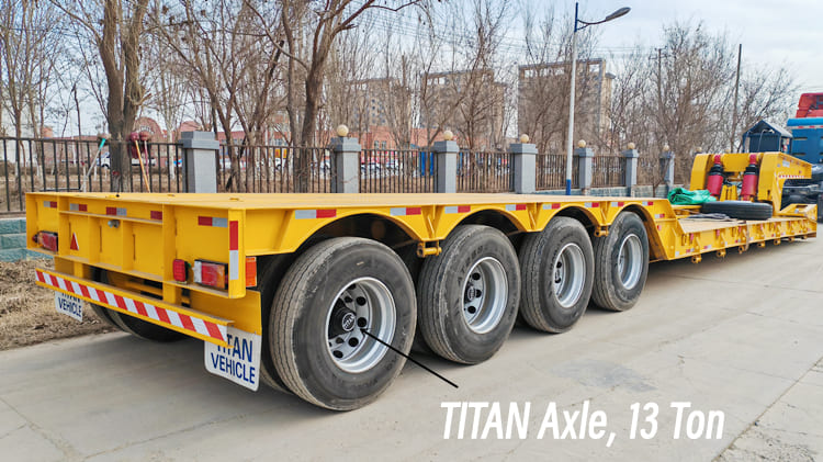 4 Axle 100 Tons Removable Gooseneck Trailer for Sale in Guam