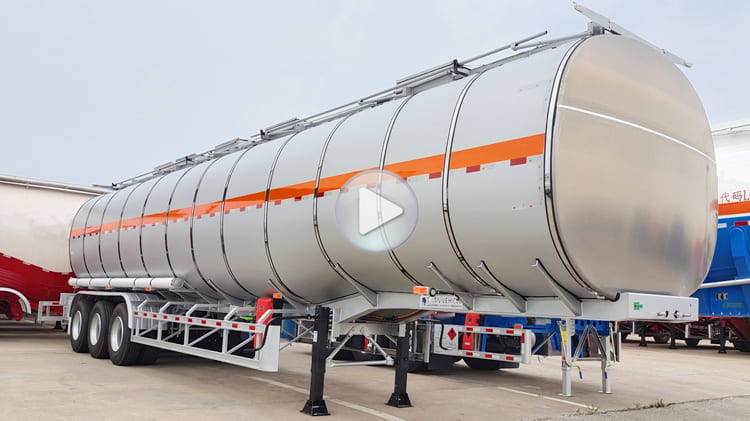 3 Axle 40000 Liters Stainless Tanker Petrol Tanker Price in Guam
