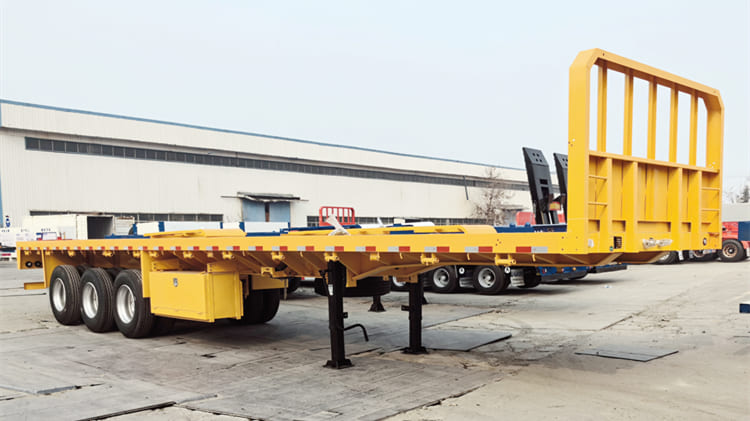 3 Axle 40 Feet Flatbed Trailer-CIMC Trailer Price in Guam