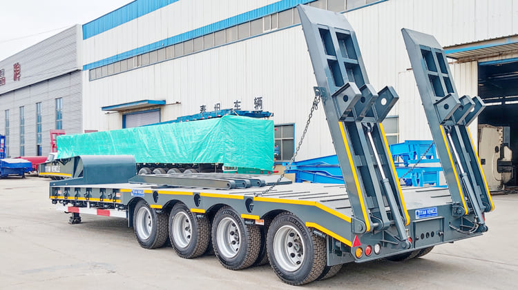 100 Tons Low Bed Trailer for Sale in Guam 