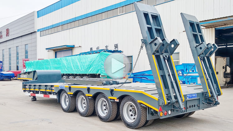 100 Tons Low Bed Trailer for Sale in Guam