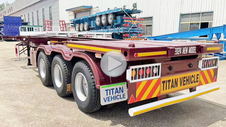 40 Ft Container Chassis Trailer for Sale in Guam Agana 
