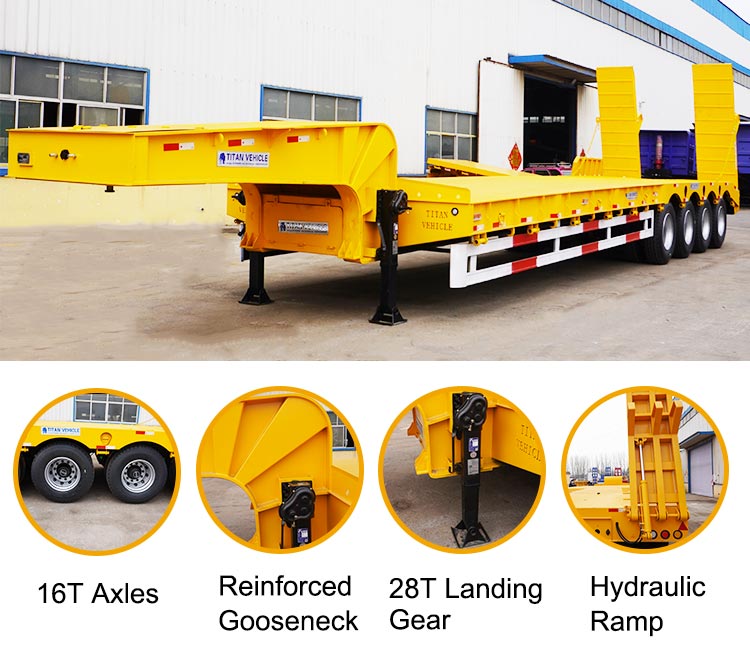 low low bed trailer