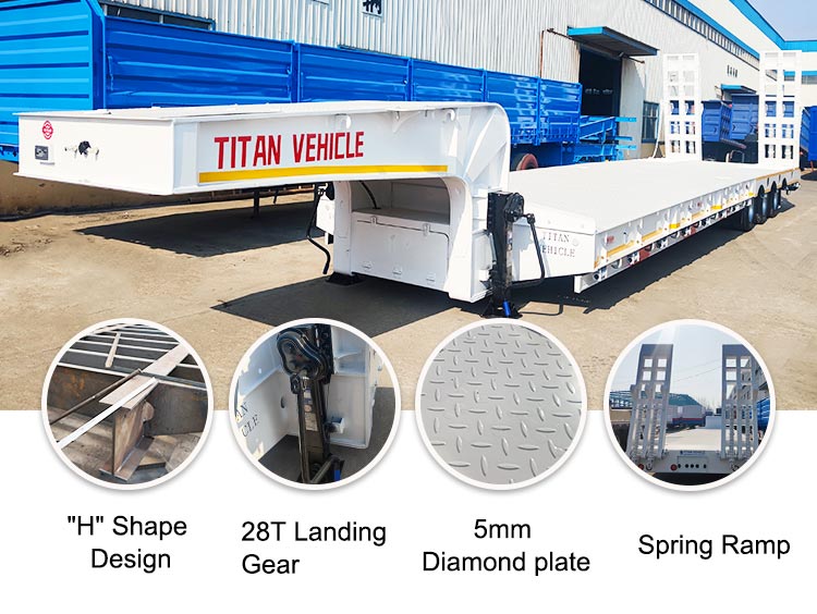 low low bed trailer