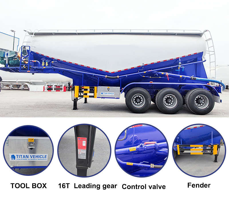 bulk cement tanker trailer