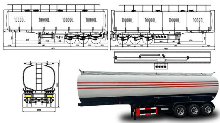 Diesel fuel tanker